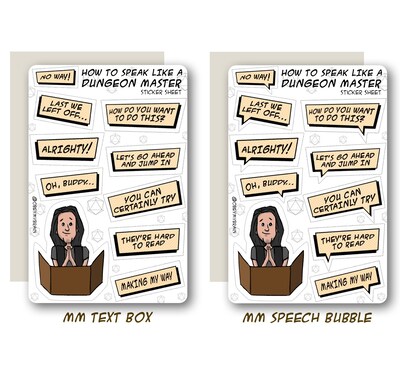 How to Speak Like a Dungeon Master Sticker Sheet - image6